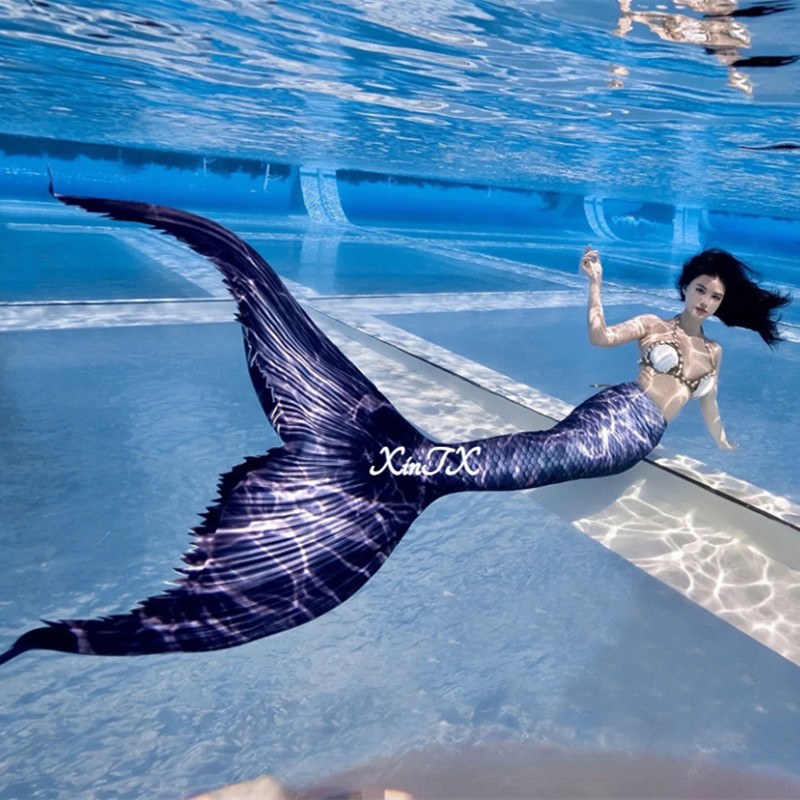 Aquarium & Marine Museum Kota Kinabalu - Adult Mermaid Tail Swimsuit Swimming mermaid