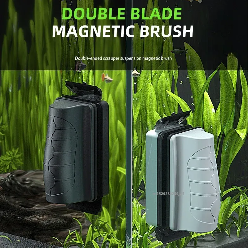 Marine Aquarium Glass Scraper - Small Magnetic Aquarium Fish Tank Brushes