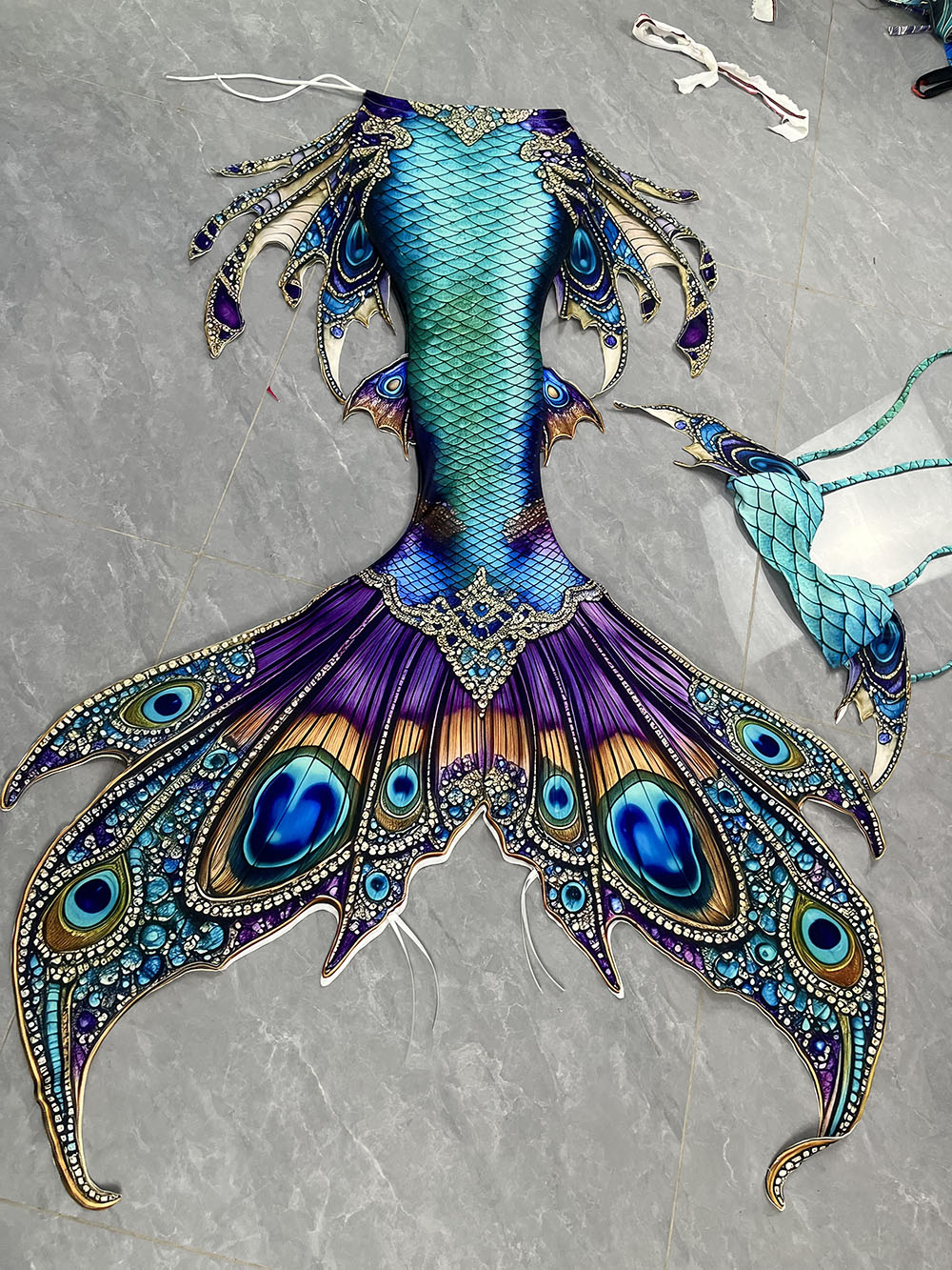 Aquarium & Marine Museum Kota Kinabalu - New Pattern Mermaid Tail Mermaid Fins