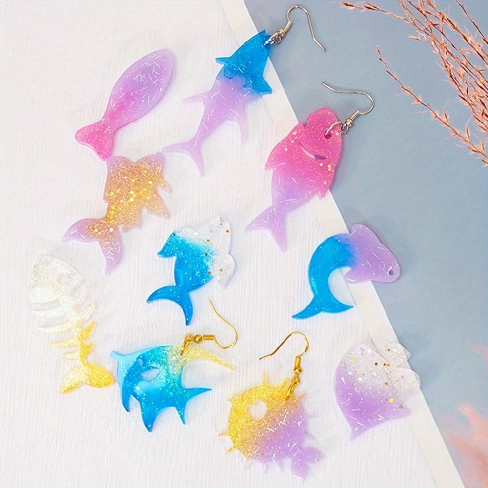 The Ocean-themed Earring And P - Aquarium Marine Fishes recension och pris