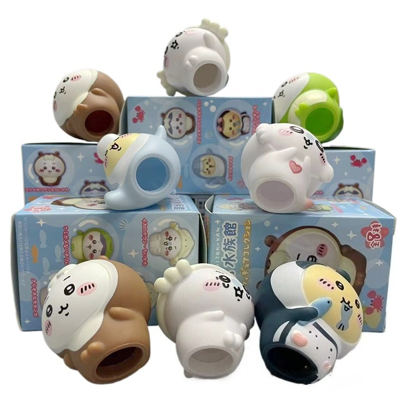 8pcs/Box Kawaii Chiikawa Aquar - Marine Aquarium Kit recension och pris