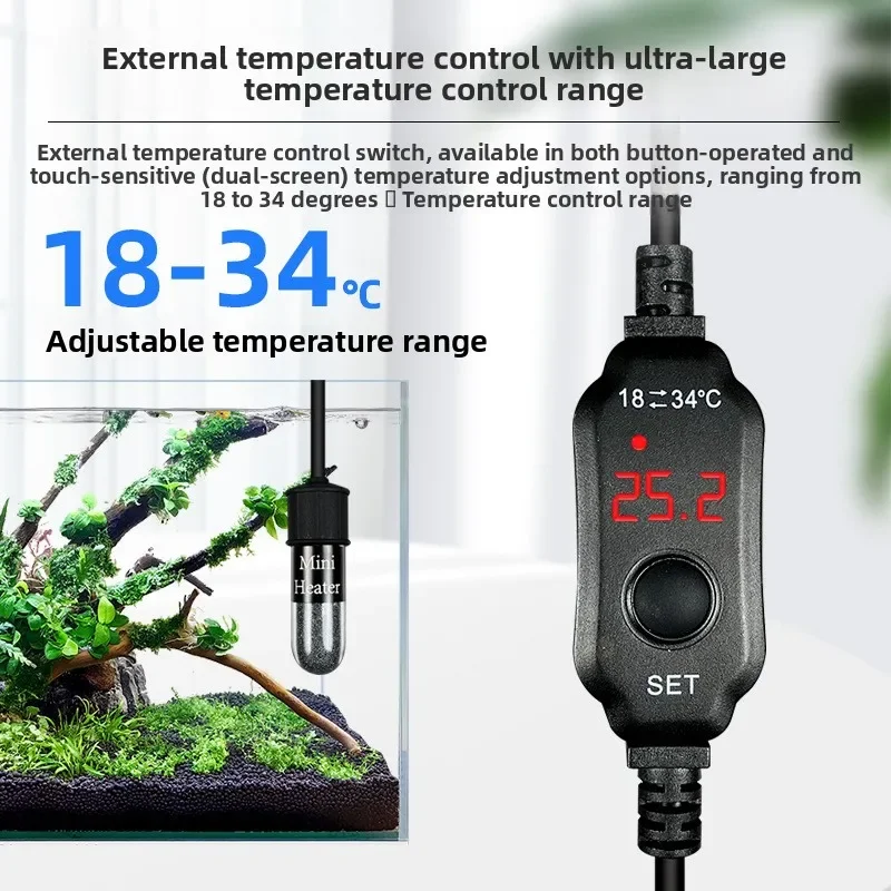 Universal Mini Aquarium Heatin - Marine Aquarium Nano recension och pris