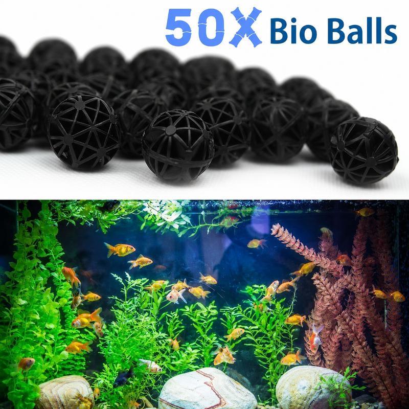 50Pcs 16mm Aquarium Bio Filter - Aquarium Marine Fishes recension och pris