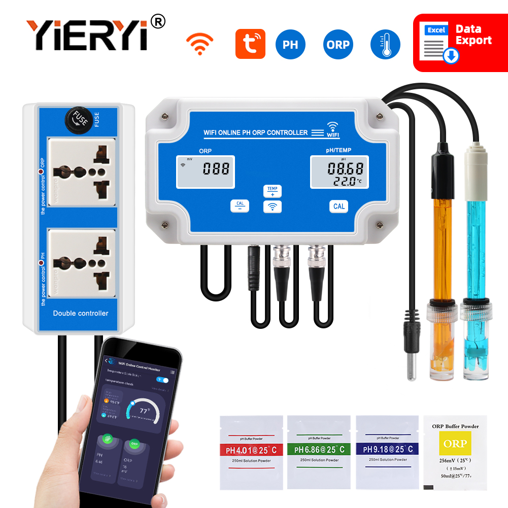 Smart WIFI Online Meter PH ORP - Marine Aquarium Water Test Kit recension och pris
