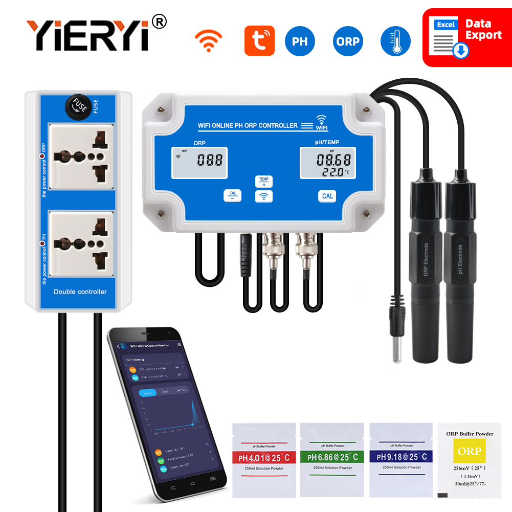 Smart WIFI Online Meter PH ORP - Marine Aquarium Water Test Kit recension och pris