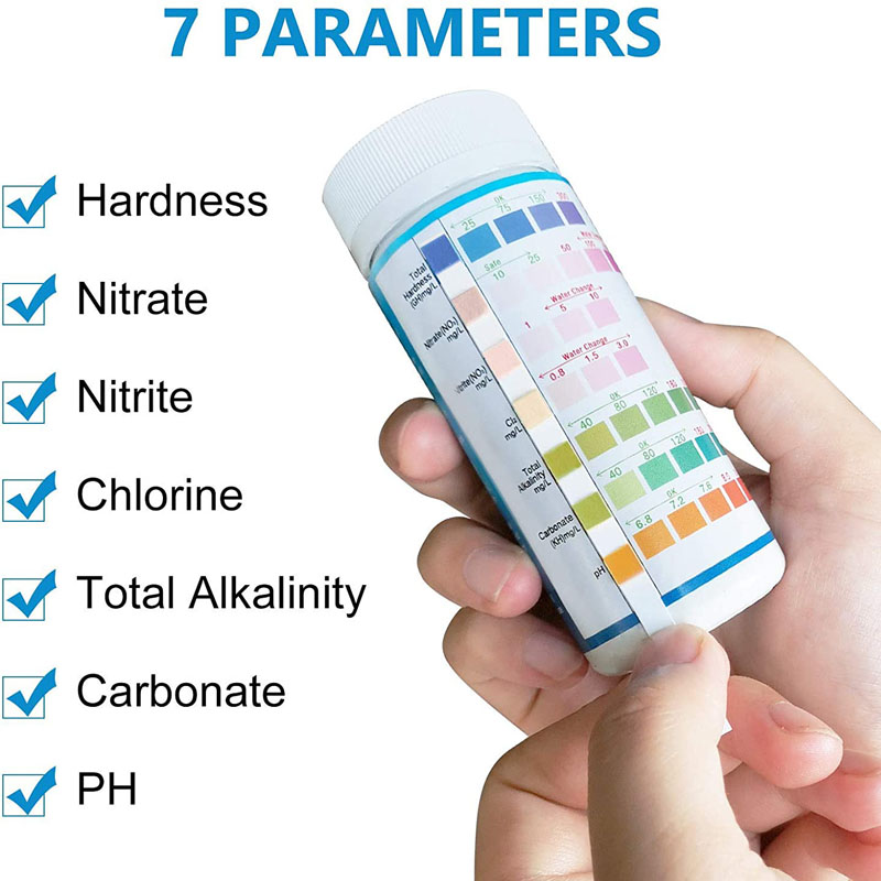 7-IN-1 Aquarium Test Strips 10 - Marine Aquarium Water Test Kit recension och pris
