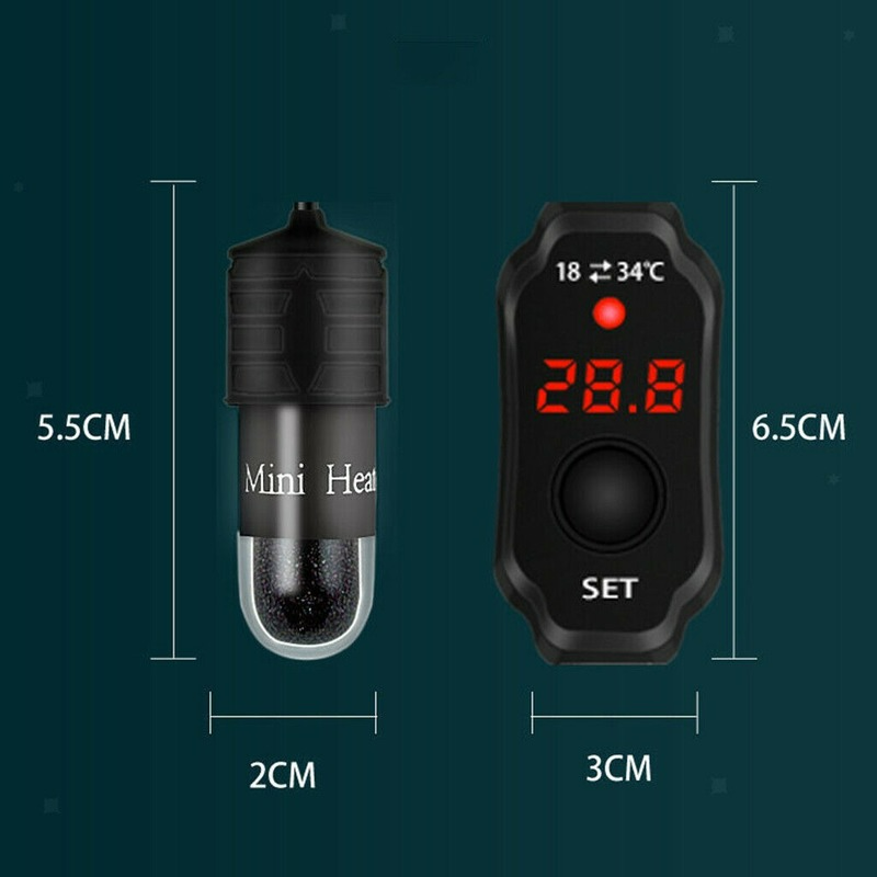 Mini Aquarium Fish Tank Heater - Marine Aquarium Nano recension och pris