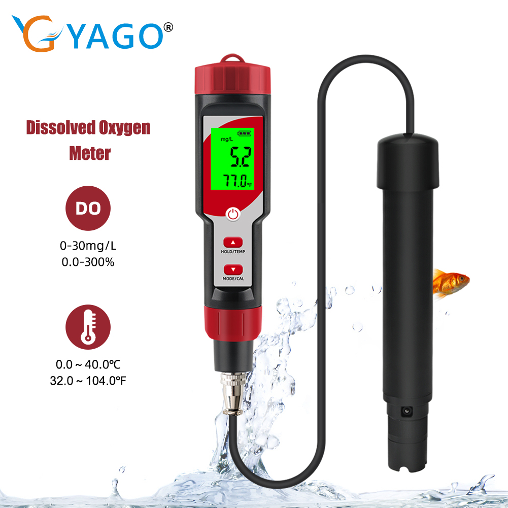 Digital Dissolved Oxygen Meter - Marine Aquarium Water Test Kit recension och pris