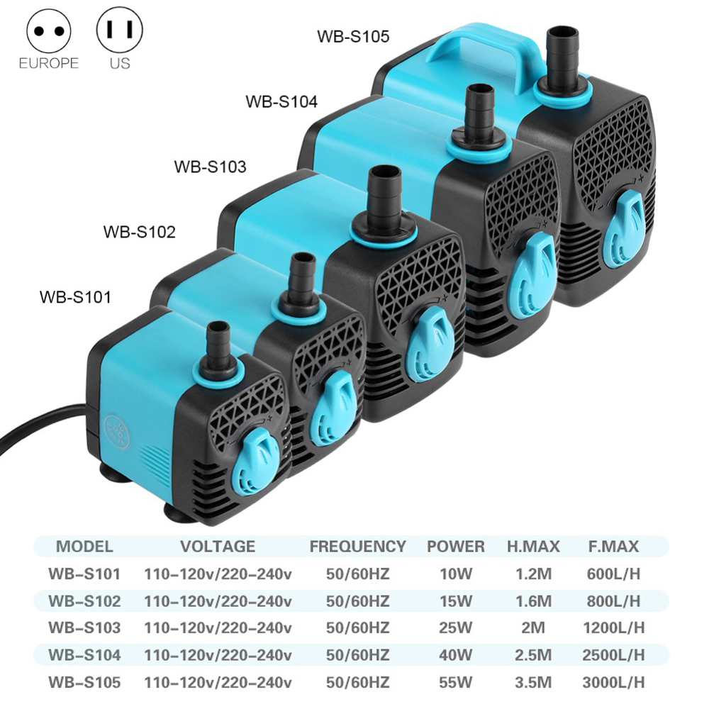 220V Ultra Quiet Submersible W - Marine Aquarium Nano recension och pris