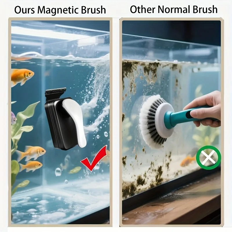 Floating Magnetic Aquarium Gla - Marine Aquarium Glass Scraper recension och pris