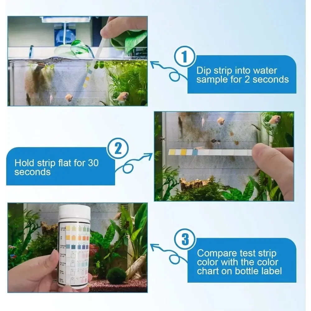 Aquarium Test Strip  PH Qualit - Marine Aquarium Water Test Kit recension och pris