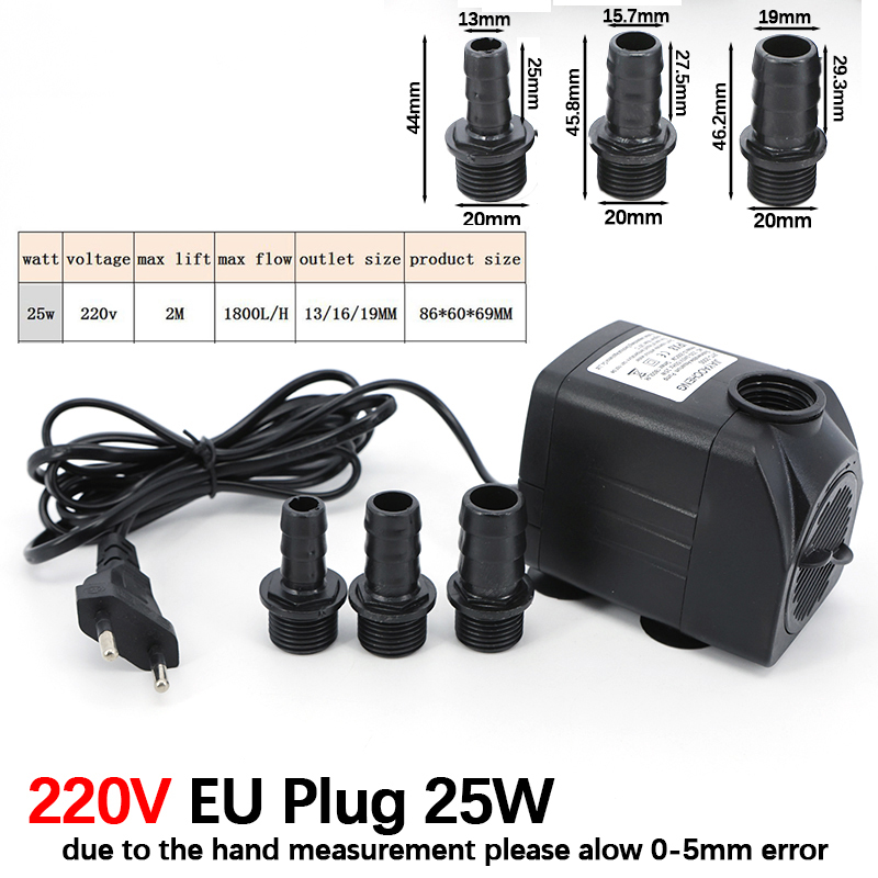 AC 220V 16W 25W Submersible Wa - Marine Aquarium Nano recension och pris
