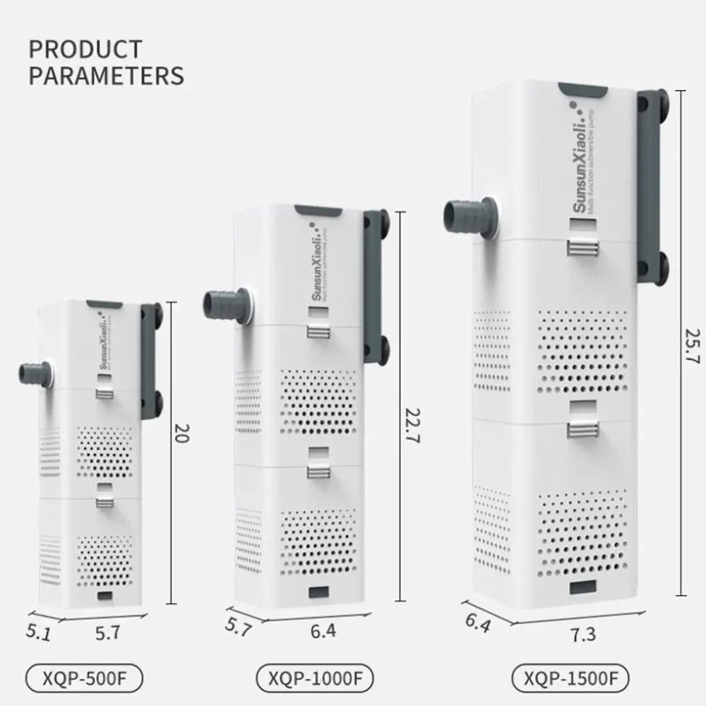 3 In 1 Aquarium Filter Pump Aq - Marine Aquarium Nano recension och pris
