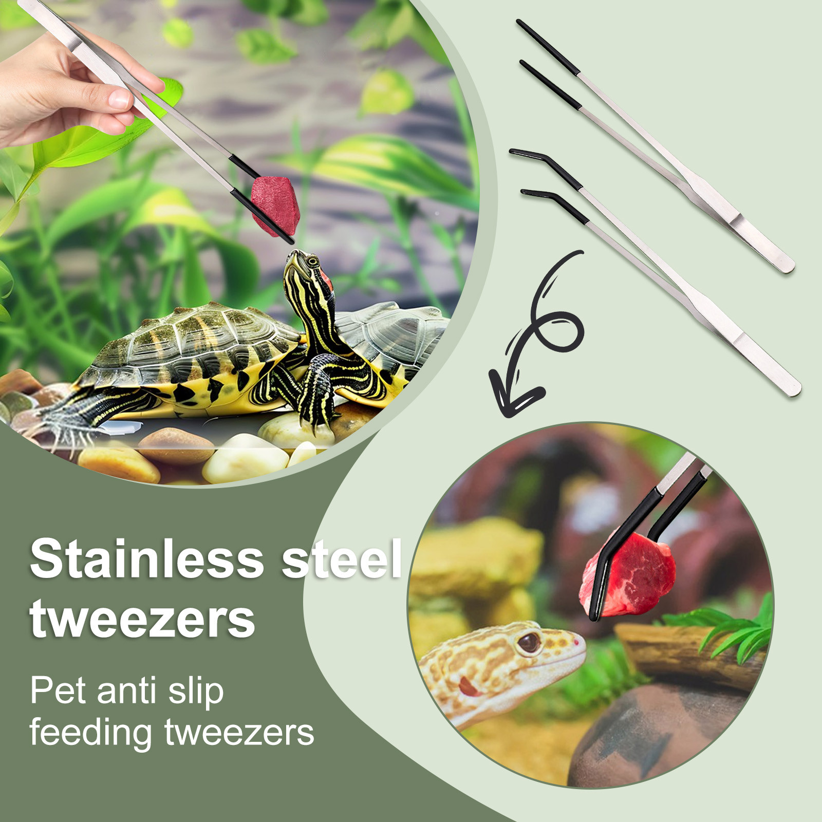 Stainless Steel Anti Slip Twee - Marine Aquarium Equipment recension och pris