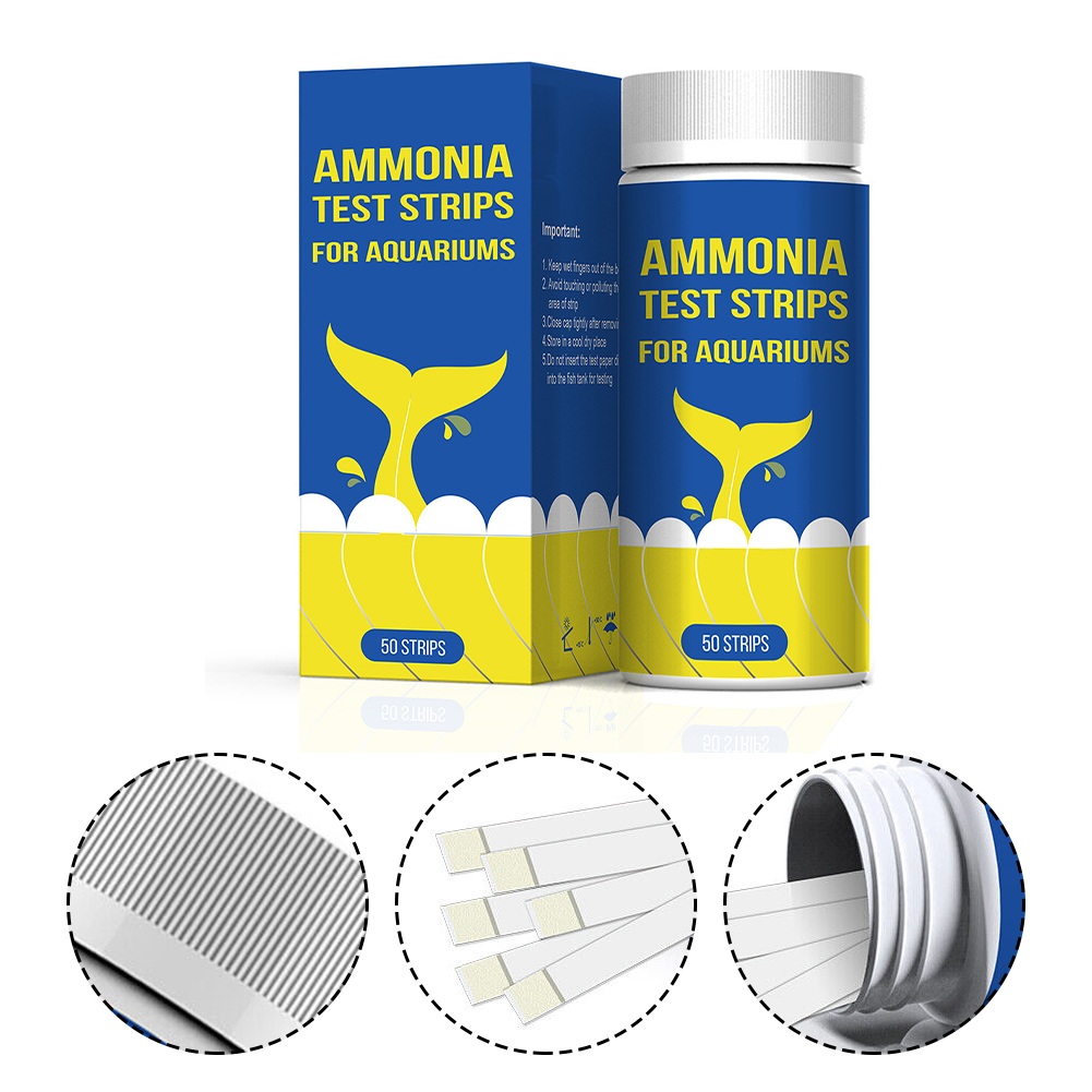 50Pc Ammonia Nitrogen Quick Wa - Marine Aquarium Water Test Kit recension och pris